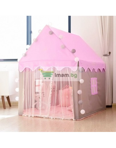 Детска палатка за игра с LED светлини